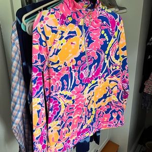 Lily Pulitzer half zip. Perfect for summer!